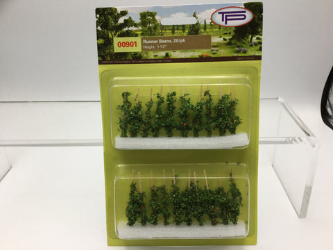 Tasma Products 00901 OO/HO Gauge Runner Bean Plants (Pack 20)