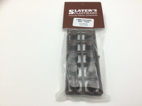 Slaters 7A22 O Gauge 7mm Beer Barrels (Pack of 10)