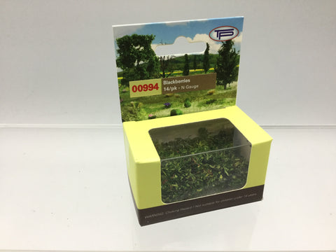 Tasma Products 00994 N Gauge Blackberry Bushes (Pack 14)