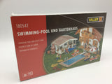 Faller 180542 HO/OO Gauge Swimming Pool & Utility Shed
