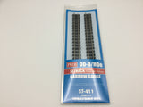 Peco ST-411 OO-9 Gauge Double Straight Setrack (Pack 4)