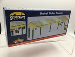 Bachmann 44-089C OO Gauge Bluebell Station Canopy Crimson and Cream