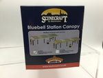 Bachmann 44-089C OO Gauge Bluebell Station Canopy Crimson and Cream
