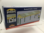 Bachmann 44-089G OO Gauge Bluebell Station Canopy Green and Cream