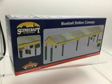 Bachmann 44-089G OO Gauge Bluebell Station Canopy Green and Cream