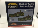 Bachmann 44-090C OO Gauge Scenecraft Bluebell Station Waiting Room and Toilet Crimson and Cream