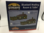 Bachmann 44-090G OO Gauge Bluebell Waiting Room and Toilet Green and Cream