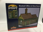 Bachmann 44-091C OO Gauge Scenecraft Bluebell Station Office and Store Room Crimson and Cream