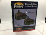 Bachmann 44-091G OO Gauge Bluebell Office and Store Room Green and Cream
