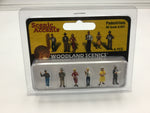 Woodland Scenics A1821 HO/OO Gauge Pedestrians Figures