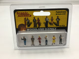 Woodland Scenics A1821 HO/OO Gauge Pedestrians Figures
