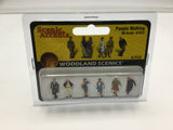 Woodland Scenics A1913 HO/OO Gauge People Walking