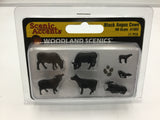 Woodland Scenics A1955 HO/OO Gauge Black Angus Cows