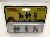 Woodland Scenics A1956 HO/OO Gauge Young & Old Figures