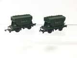Triang T279 TT Gauge Green Hopper Wagon Salt 888185 x2