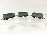 Triang T70 TT Gauge BR Steel Mineral Wagon x3