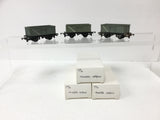 Triang T70 TT Gauge BR Steel Mineral Wagon x3