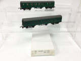 Triang T82/T83 TT Gauge BR Green Mk1 Coaches S15021/S34245