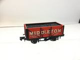 Peco NR-P423 N Gauge 7 Plank Wagon Middleton Colliery