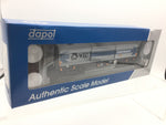 Dapol 4F-039-009 OO Gauge Telescopic Hood Wagon Tiphook Rail Blue/Grey 589 9 024-9