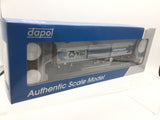 Dapol 4F-039-009 OO Gauge Telescopic Hood Wagon Tiphook Rail Blue/Grey 589 9 024-9