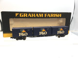 Graham Farish 373-455A N Gauge Bogie Freightliner Wagon P&O