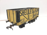 Peco R52/3S OO Gauge 7 Plank Wagon Shelley & Son (L1)