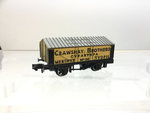 Peco NR-P112 N Gauge Lime Wagon Crawshay Bros