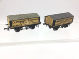 Peco R68C OO Gauge Crawshay Lime Wagon x2