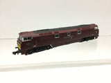 Dapol 2D-003-007D N Gauge BR Maroon Class 52 D1012 Western Firebrand DCC FITTED