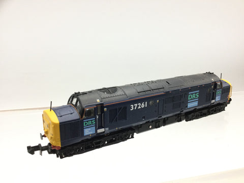 Graham Farish 371-471 N Gauge DRS Class 37/0 Centre H/C 37261 (DCC Fitted)