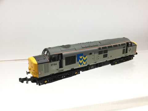 Graham Farish 371-167 N Gauge Metals Sector Class 37 No 37514 DCC FITTED