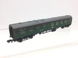 Graham Farish 0753 N Gauge BR Green Mk1 Buffet Car S1873