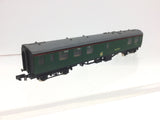 Graham Farish 0753 N Gauge BR Green Mk1 Buffet Car S1873