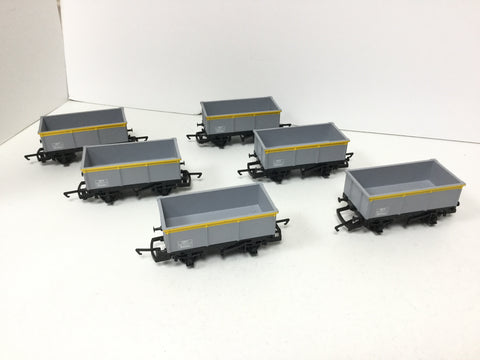 Hornby R6483 OO Gauge ZKV Mineral Wagon x6