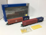 Dapol B913D OO Gauge FEA-B Twin Container Wagon (2 Packs)