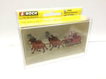 Noch 15924 HO/OO Gauge Santa with Reindeer & Sleigh Figures