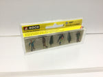 Noch 15927 HO/OO Gauge Selling Christmas Trees Figures Set