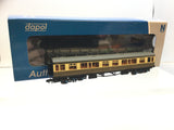 Dapol 2P-000-153 N Gauge GWR Collett 3rd Class Coach 1109