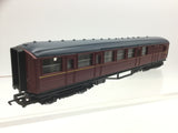 Hornby R448 OO Gauge BR Maroon Gresley Brake Coach E10076E