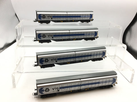 Roco 46272 HO Gauge DB Schiebewandwagen/Ferry Wagon VTG x4