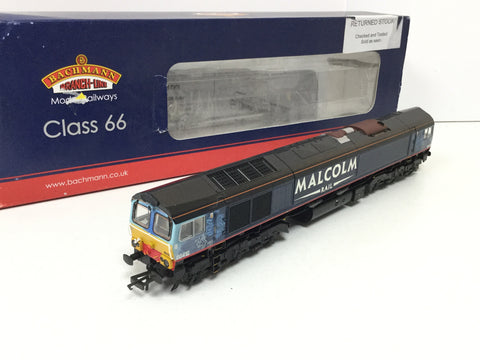 Bachmann 32-979 OO Gauge Class 66 66412 Malcolm Rail
