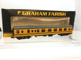 Graham Farish 374-191 N Gauge BR Departmental Yellow Mk 1 BCK Coach