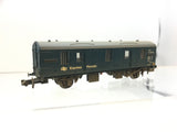Graham Farish 374-642 N Gauge BR Blue CCT Express Parcels Van (Weathered)