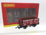 Hornby R6654 OO Gauge 7 Plank Wagon Barnsley Main