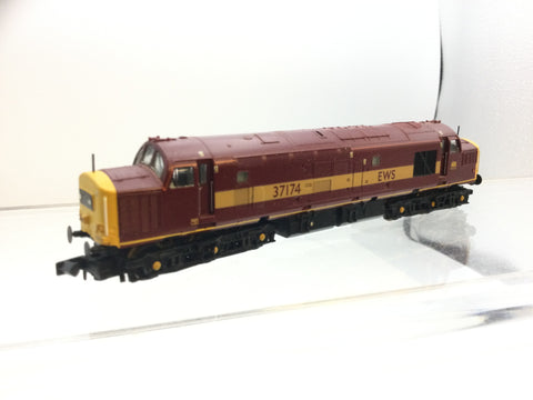 Graham Farish 371-469 N Gauge EWS Class 37 37174 (DCC FITTED)
