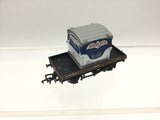 Mainline 937402 OO Gauge BR 1 Plank Wagon & Birds Eye Container