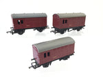 Triang R123 OO Gauge BR Horse Box Wagon Maroon B542 x3