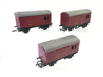Triang R123 OO Gauge BR Horse Box Wagon Maroon B542 x3