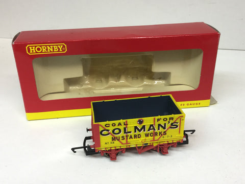 Hornby R6345A OO Gauge End Tipping Wagon Colmans 34